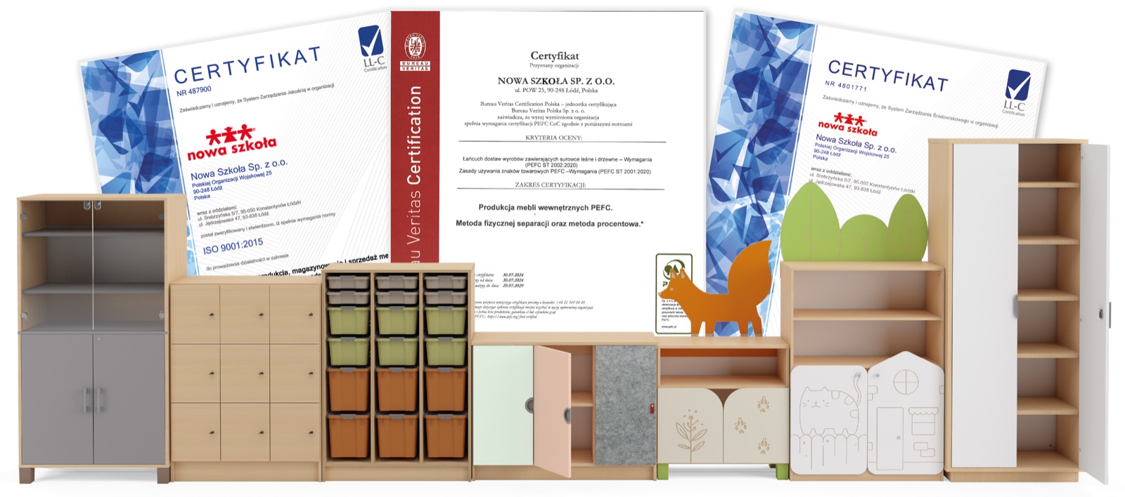 Certyfikowane meble żłobkowe
