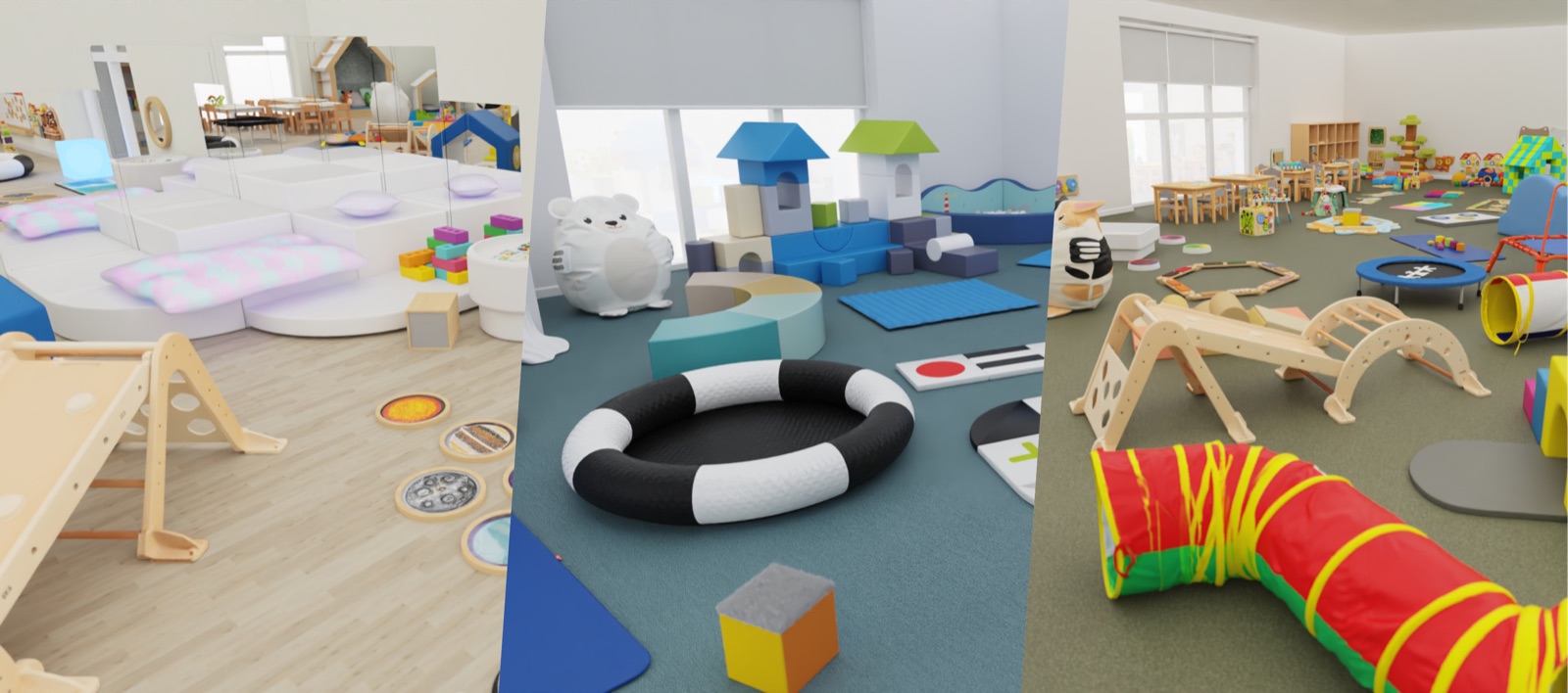 Wyposażenie wszystkich stref i sfer żłobkowych